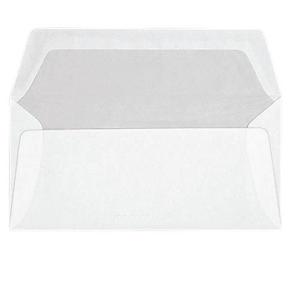 Artikelbild 2 für GOHRSMÜHLE Briefumschläge DIN lang ohne Fenster weiß nassklebend 25 St., Artikelnummer 733386