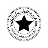 Artikelbild 1 für Rayher Motivstempel Fröhliche Weihnachten 3,0 cm, 1 St., Artikelnummer 927487