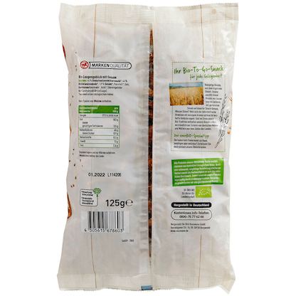 Artikelbild 4 für enerBiO Bio Dinkel Brezeln Gebäck 125,0 g, 1 St., Artikelnummer 511404