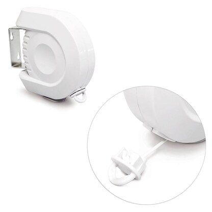 Artikelbild 6 für relaxdays Wäscheleine ausziehbar weiß, 1 St., Artikelnummer 555744