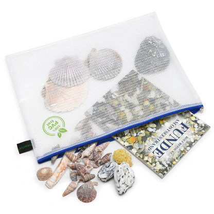 Artikelbild für FolderSys Reißverschlussbeutel DIN A4 transparent/blau 0,20 mm, 1 St., Artikelnummer 592541