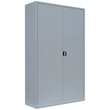 Artikelbild 1 für LÜLLMANN Stahlschrank 530370 lichtgrau 4 Fachböden 120,0 x 42,2 x 195,0 cm, aufgebaut, 1 St., Artikelnummer 182859