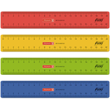 Artikelbild 1 für BRUNNEN Lineal 20,0 cm, rot, gelb, grün oder blau, Artikelnummer 498701