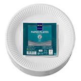 Artikelbild 1 für METRO PROFESSIONAL Pappteller weiß Ø 23,0 cm, 100 St., Artikelnummer 798669