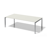 Artikelbild 1 für BISLEY Konferenztisch Cito grauweiß, silber rechteckig, 4-Fuß-Gestell silber, 240,0 x 120,0 x 74,0 cm, Artikelnummer 257396
