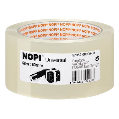 Artikelbild 3 für NOPI Packband Universal (4040) transparent 50,0 mm x 66,0 m 1 Rolle, Artikelnummer 367151