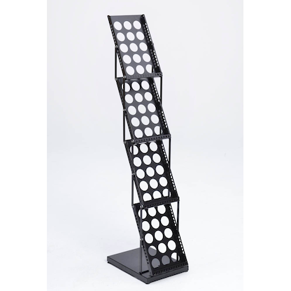 Artikelbild für update displays Prospektständer schwarz DIN A4 4 Fächer 38,0 x 28,0 x 135,0 cm, 1 St., Artikelnummer 646796