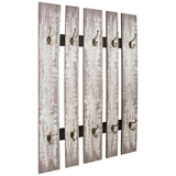 Artikelbild 1 für HAKU Möbel Wandgarderobe 32950 grau Holz 10 Haken 65,0 x 100,0 cm, Artikelnummer 552343