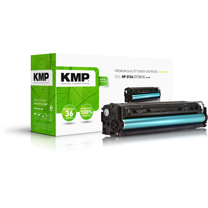 Artikelbild für KMP H-T190 cyan Toner kompatibel zu HP 312A (CF381A), Artikelnummer 187125