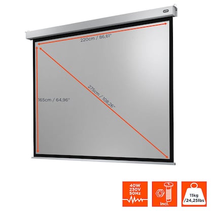 Artikelbild 5 für celexon elektrische Rolloleinwand Motor Professional Plus 4:3, 220 x 165 cm Projektionsfläche, Artikelnummer 695482