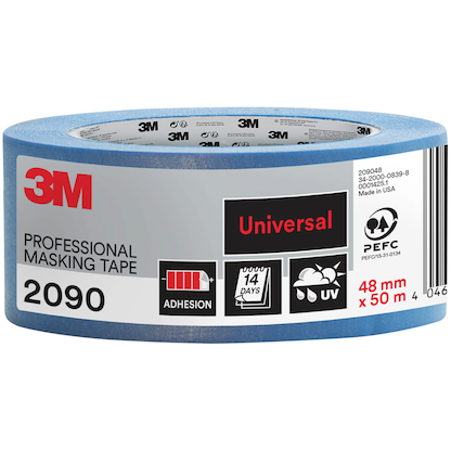 Artikelbild für 3M 2090 Malerband blau 48,0 mm x 50,0 m 1 Rolle, Artikelnummer 477499