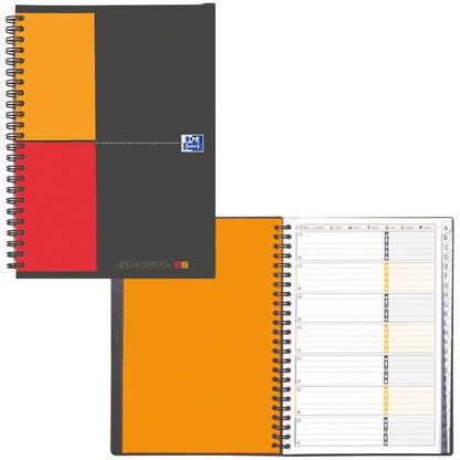 Artikelbild für OXFORD Adressbuch Addressbook anthrazit, 1 St., Artikelnummer 175575