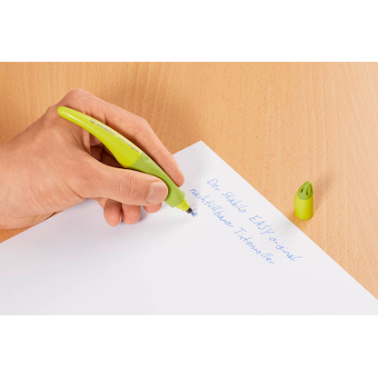Artikelbild 4 für STABILO EASYoriginal Tintenroller Linkshänder limette/grün 0,5 mm, Schreibfarbe: blau, 1 St., Artikelnummer 817809