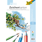 Artikelbild 1 für folia Tonpapier Zeichenkarton weiß 250 g/qm 25 St., Artikelnummer 963292