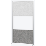 Artikelbild 1 für MAUL Akustik-Trennwand MAULconnecto 9655295, dunkelgrau, hellgrau, weiß 100,0 x 182,0 cm, 1 St., Artikelnummer 156907