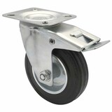 Artikelbild 1 für WAGNER® design yourself Transportgeräte-Lenkrolle RO 7124 silber, Artikelnummer 418289