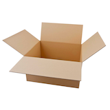 Artikelbild 1 für Nestler Wellpapp-Faltkartons 1-wellig braun 49,0 x 43,0 x 26,7 cm Außenmaß, 20 St., Artikelnummer 185934