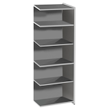 Artikelbild 1 für Kerkmann Aktenregal Lago anthrazit 78,0 x 38,0 x 185,0 cm, 1 St., Artikelnummer 388306