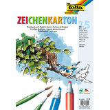 Artikelbild 1 für folia Tonpapier Zeichenkarton weiß 120 g/qm 25 Blatt, Artikelnummer 963821