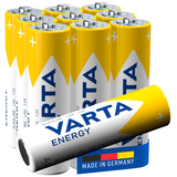 Artikelbild 1 für VARTA Batterien ENERGY Alkali-Mangan Mignon AA 1,5 V, 10 St., Artikelnummer 732768