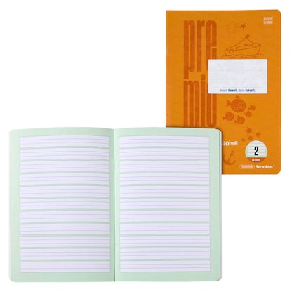 Artikelbild für Staufen® Schulheft Premio Lineatur 2 liniert DIN A5 ohne Rand, 16 Blatt, 1 St., Artikelnummer 453179