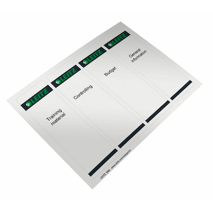 Artikelbild 4 für LEITZ Ordneretiketten 1685/2 grau, 100 St., Artikelnummer 331710