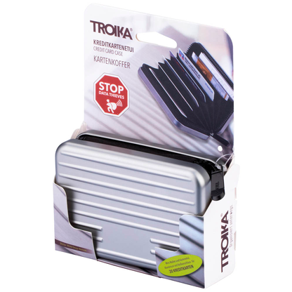 Artikelbild 4 für TROIKA® Kreditkartenetui KARTENKOFFER grau 7,0 x 10,5 cm, 1 St., Artikelnummer 665959