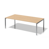 Artikelbild 1 für BISLEY Konferenztisch Cito ahorn, silber rechteckig, 4-Fuß-Gestell silber, 240,0 x 120,0 x 74,0 cm, Artikelnummer 257415