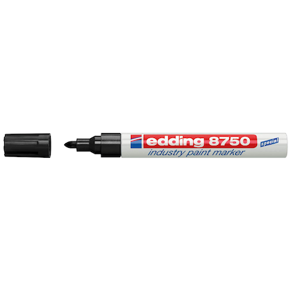Artikelbild für edding 8750 Lackmarker schwarz 2,0 - 4,0 mm, 1 St., Artikelnummer 394433