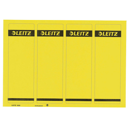 Artikelbild für LEITZ Ordneretiketten 1685/2-15 gelb, 100 St., Artikelnummer 431668