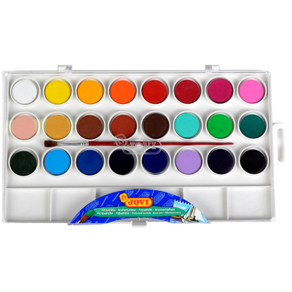 Artikelbild 2 für JOVI Wasserfarbkasten 24 Farben, Artikelnummer 392393