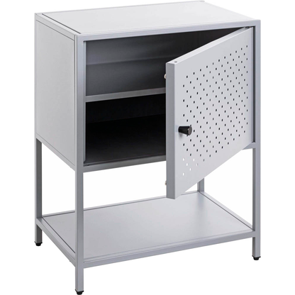 Artikelbild 4 für HAKU Möbel Konsole Nachttisch rechteckig Metall grau 45,0 x 30,0 x 60,0 cm, 1 St., Artikelnummer 339988