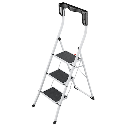 Artikelbild für Hailo Klapptritt StandardLine K75 weiß 3 Stufen, H: 140,0 cm, Artikelnummer 389488