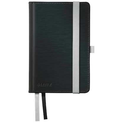 Artikelbild 2 für LEITZ Notizbuch DIN A6 kariert, satin schwarz Hardcover 160 Seiten, 1 St., Artikelnummer 290135