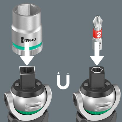 Artikelbild 6 für Wera Ratschen-Schraubendreher-Set Pocket Set 3 05004284001 27-tlg., Artikelnummer 811107