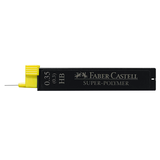 Artikelbild 1 für FABER-CASTELL SUPER-POLYMER Feinminen-Bleistiftminen schwarz HB 0,35 mm, 12 St., Artikelnummer 334508