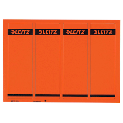Artikelbild für LEITZ Ordneretiketten 1685/2-25 rot, 100 St., Artikelnummer 431676