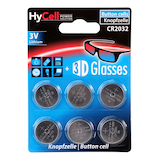 Artikelbild 1 für HyCell Knopfzellen CR2032 Lithium 3,0 V, 6 St., Artikelnummer 534242