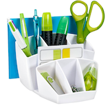 Artikelbild 1 für cep Schreibtisch-Organizer Riviera polarweiß Polystyrol 6 Fächer 14,3 x 15,8 x 9,3 cm, Artikelnummer 319752