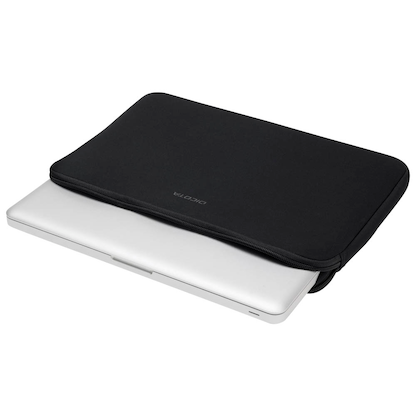 Artikelbild 2 für DICOTA Laptophülle Sleeve PERFECT Kunstfaser schwarz bis 39,6 cm (15,6 Zoll), Artikelnummer 611123