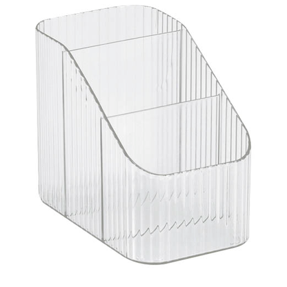 Artikelbild 4 für Zeller Schreibtisch-Organizer transparent Kunststoff 3 Fächer 15,0 cm 9,0 cm, Artikelnummer 685218
