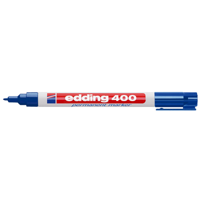 Artikelbild 2 für edding 400 Permanentmarker blau 1,0 mm, 1 St., Artikelnummer 135595