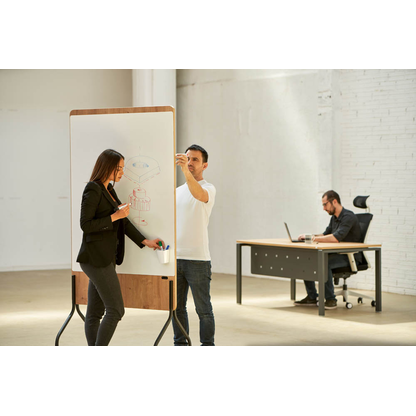 Artikelbild 4 für rocada mobiles Whiteboard Natural 100,0 x 120,0 cm weiß lackierter Stahl, Artikelnummer 930432