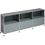 Artikelbild 1 für viasit Sideboard System4, 136236 anthrazit 230,1 x 42,6 x 86,7 cm, 1 St., Artikelnummer 136236