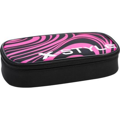 Artikelbild 3 für EBERHARD FABER Schlampermäppchen Jumbo schwarz /pink, 21,5 x 10,5 cm, Artikelnummer 106629