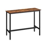 Artikelbild 1 für VASAGLE Bistrotisch rechteckig Spanplatte braun 100,0 x 40,0 x 90,0 cm, 1 St., Artikelnummer 289437