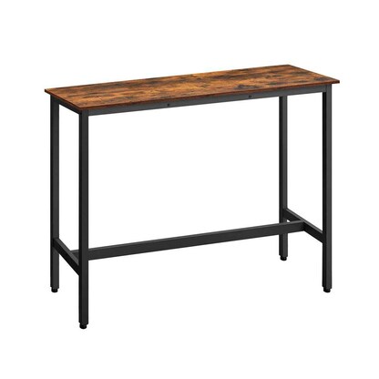 Artikelbild für VASAGLE Bistrotisch rechteckig Spanplatte braun 100,0 x 40,0 x 90,0 cm, 1 St., Artikelnummer 289437