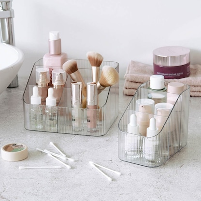 Artikelbild 5 für Zeller Schreibtisch-Organizer transparent Kunststoff 5 Fächer 14,8 x 18,0 x 12,0 cm, Artikelnummer 685237