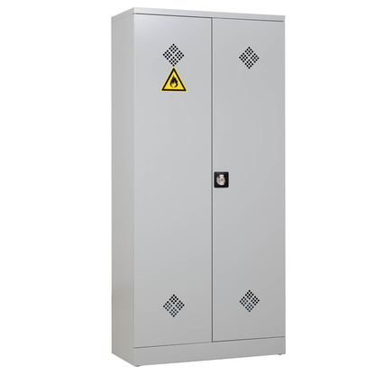 Artikelbild 3 für Gürkan Umweltschrank 107525 lichtgrau 4 Fachböden 92,0 x 42,0 x 195,0 cm, aufgebaut, 1 St., Artikelnummer 564265