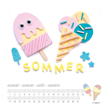 Artikelbild 4 für folia Kalender zum Selbstgestalten 23,0 x 24,0 cm jahresunabhängig, 1 St., Artikelnummer 273117